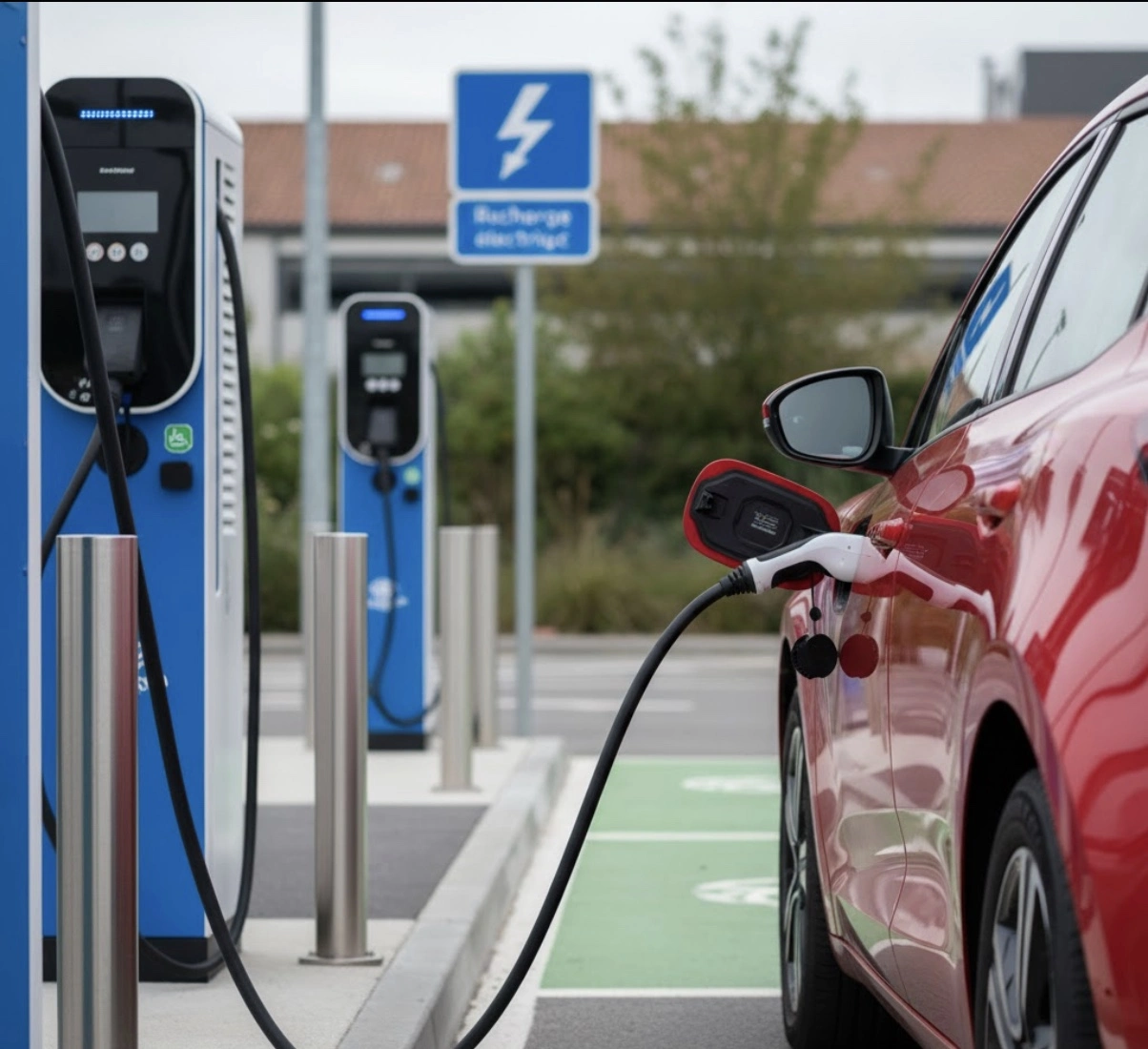 Frais réels et voiture électrique