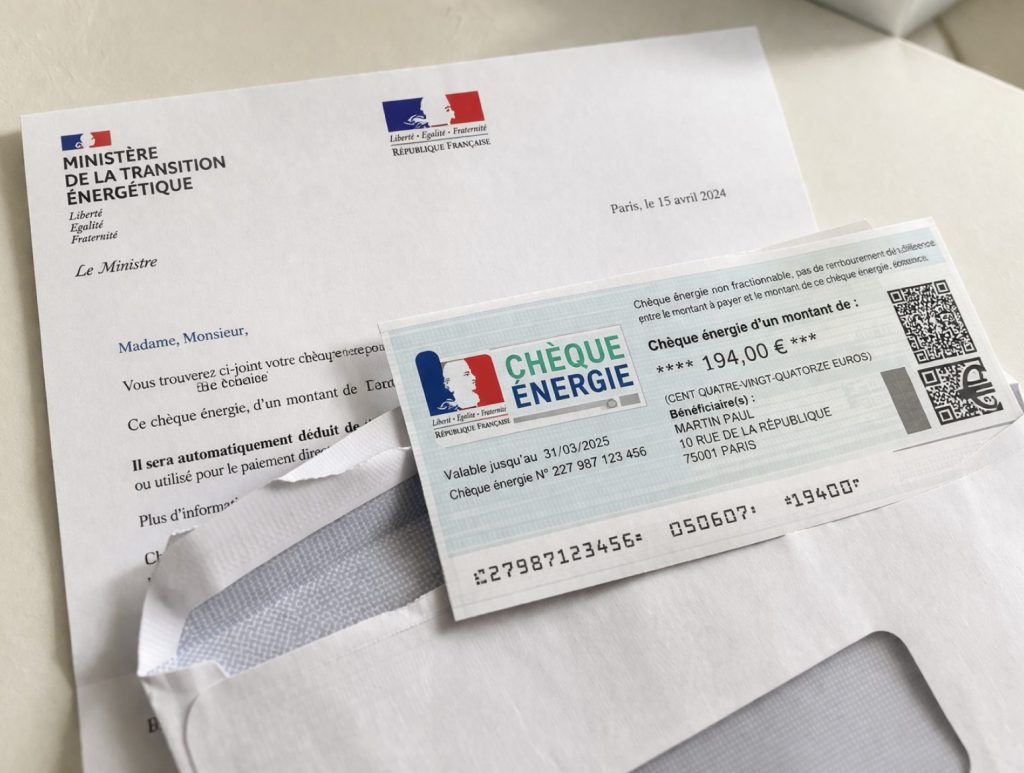 Chèque énergie 2026